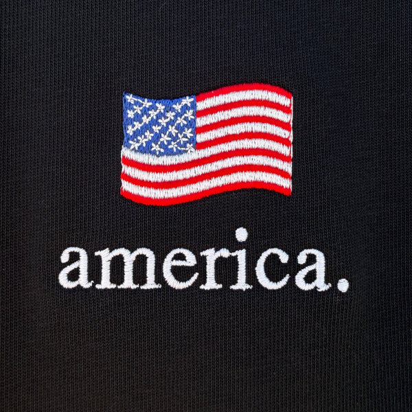 AMERICA EMBROIDERED WOMEN’S TEE - Official TPUSA Merch