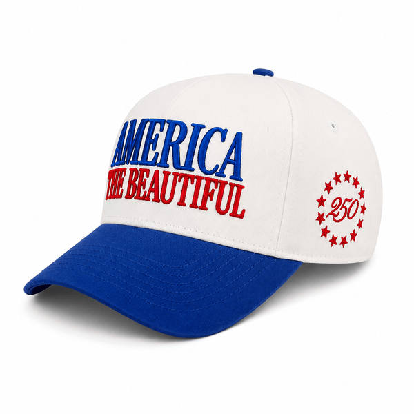AMERICA THE BEAUTIFUL TRUCKER HAT | NAT/BLUE/RED - Official TPUSA Merch