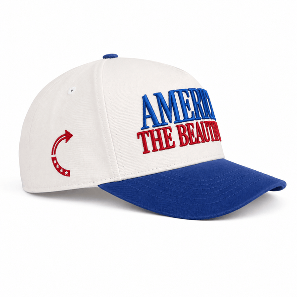 AMERICA THE BEAUTIFUL TRUCKER HAT | NAT/BLUE/RED - Official TPUSA Merch