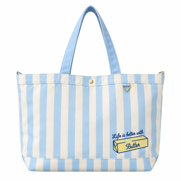 BETTER WITH BUTTER TOTE BAG