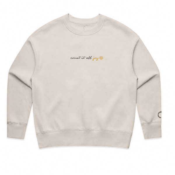 COUNT IT ALL JOY CREWNECK - Official TPUSA Merch