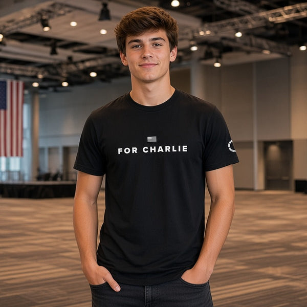 FOR CHARLIE T-SHIRT - Official TPUSA Merch