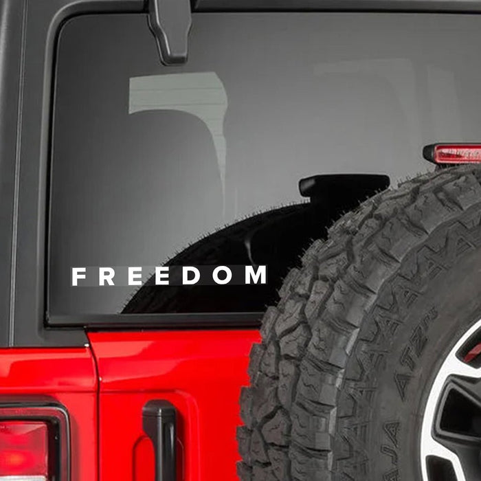 FREEDOM CLEAR STICKER