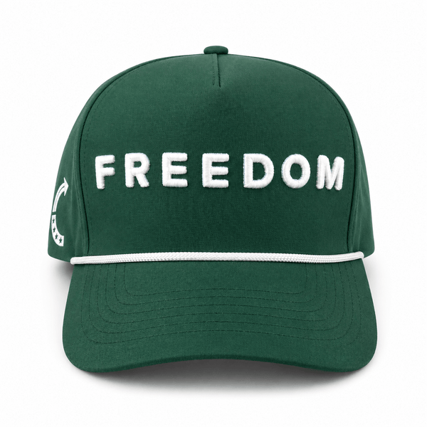 FREEDOM GOLF HAT | Green/Wht - Official TPUSA Merch