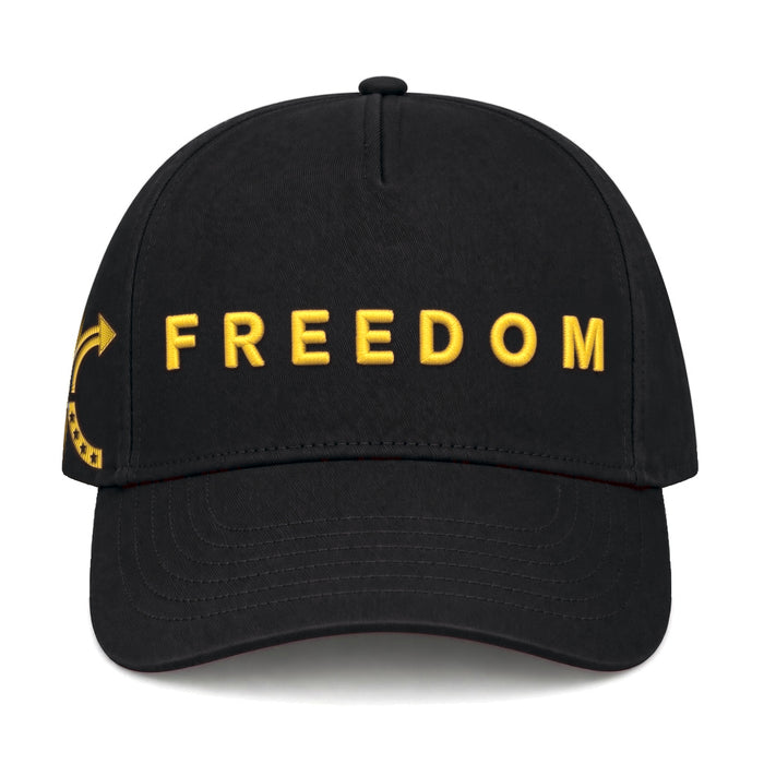 FREEDOM TRUCKER HAT | Black/Gold