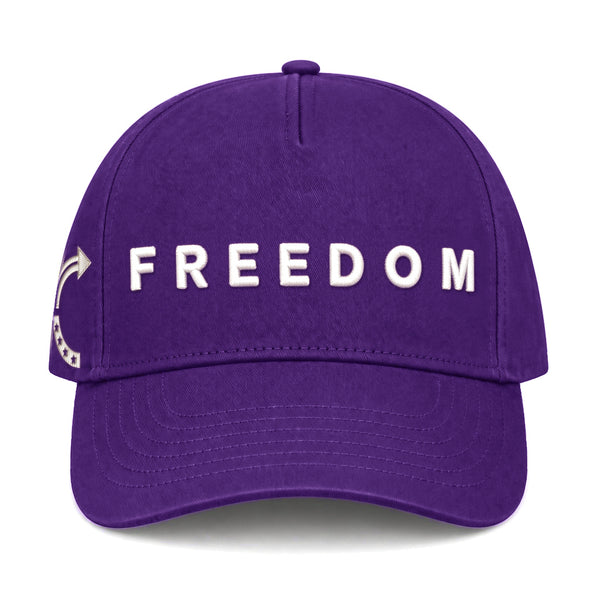 FREEDOM Trucker Hat Purple/White