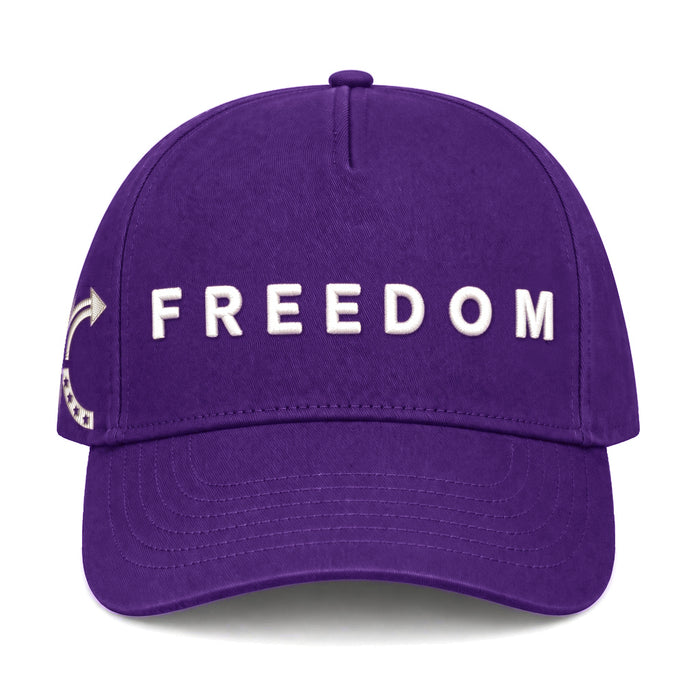 FREEDOM TRUCKER HAT | Purple/White