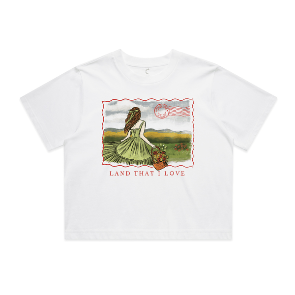 LAND THAT I LOVE CROP TOP - Official TPUSA Merch
