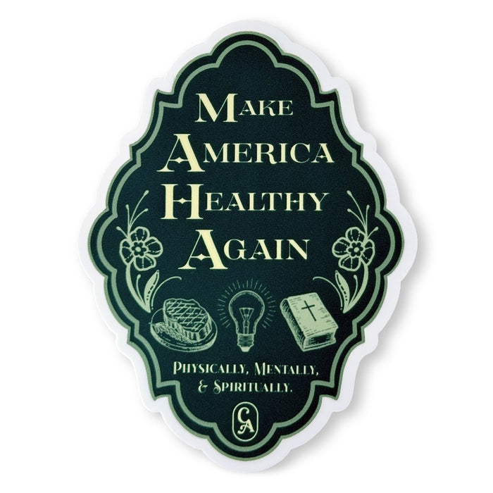 Make America Healthy Again MAHA Sticker
