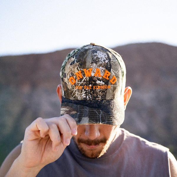 ONWARD FOR THE KINGDOM TRUCKER HAT | CAMO - Official TPUSA Merch