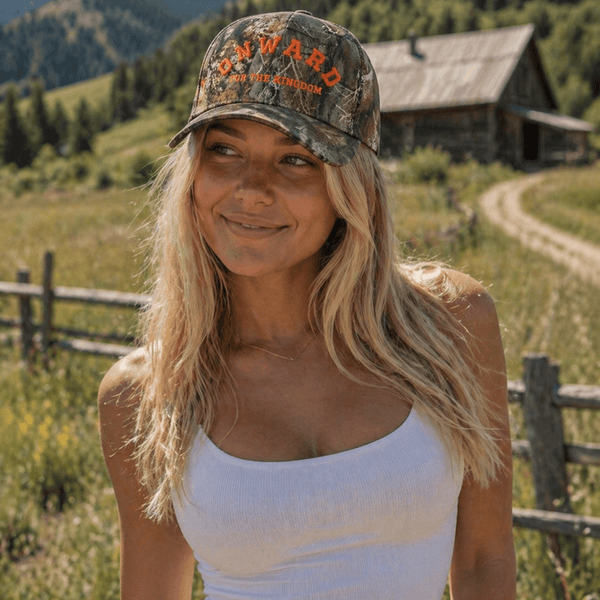 ONWARD FOR THE KINGDOM TRUCKER HAT | CAMO - Official TPUSA Merch