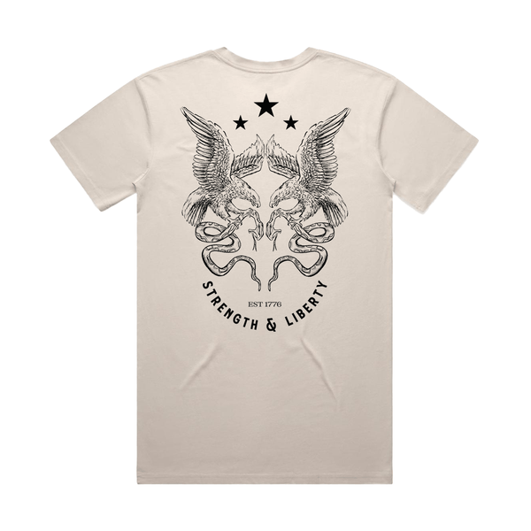 STRENGTH & LIBERTY T - SHIRT - Official TPUSA Merch