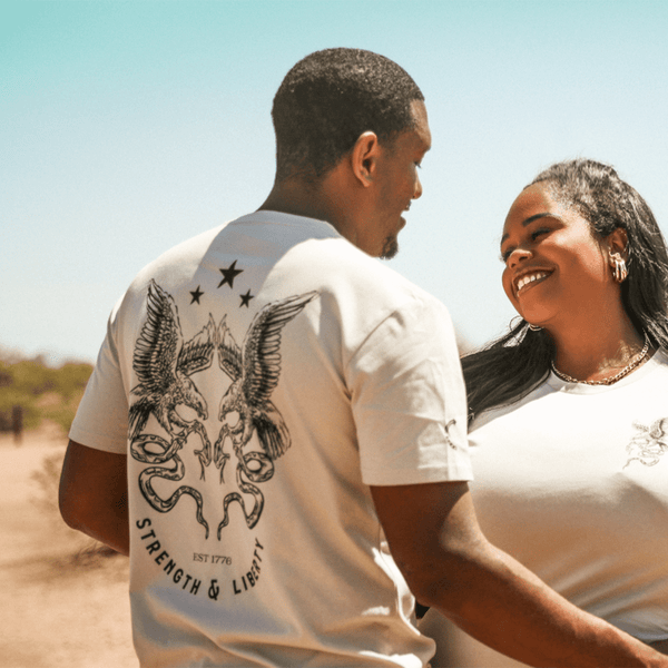 STRENGTH & LIBERTY T - SHIRT - Official TPUSA Merch