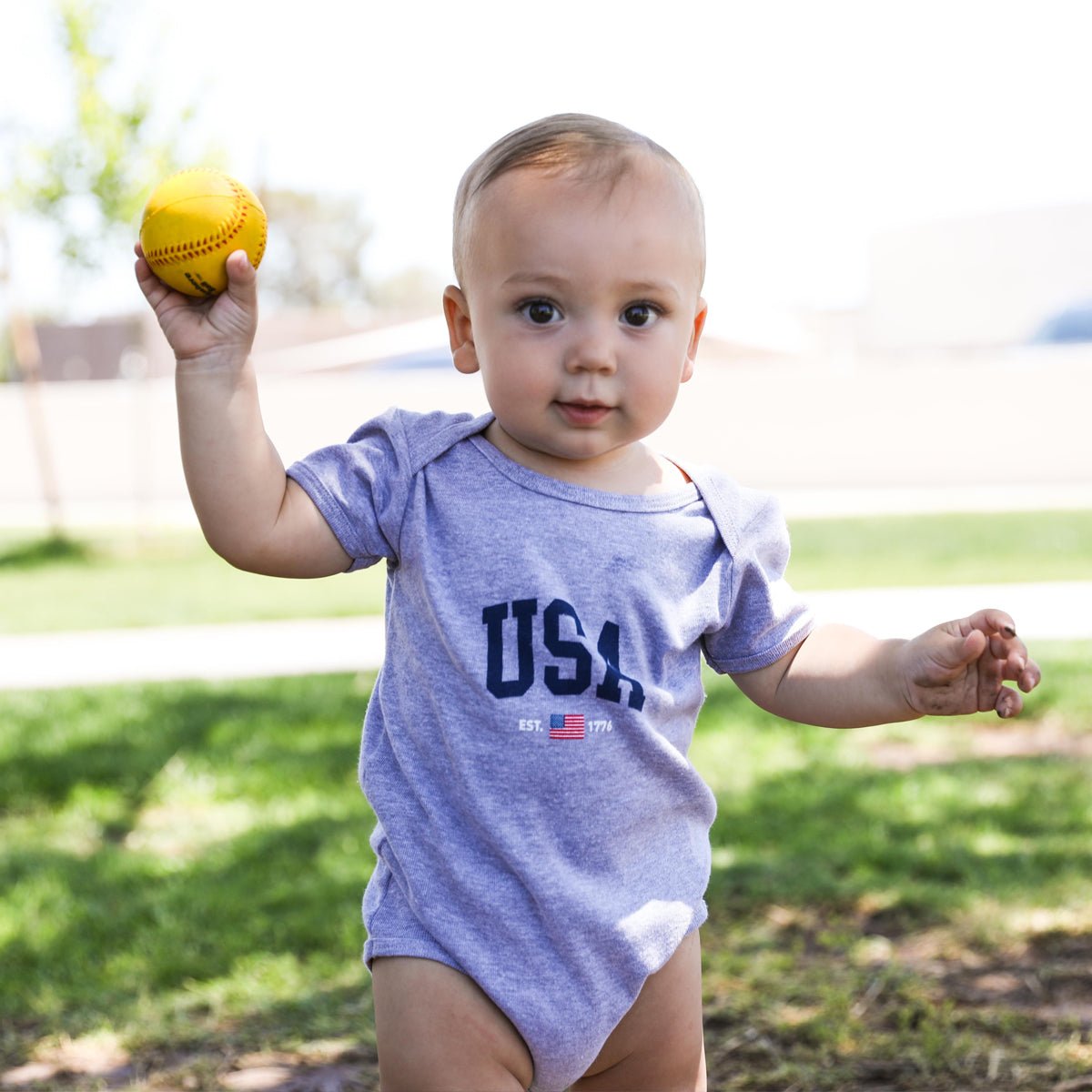 : Usa Soccer Onesie