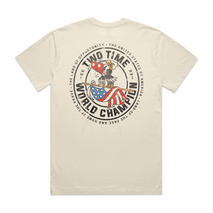 2X WORLD CHAMP T SHIRT - Official TPUSA Merch