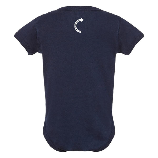 AMERICA EMBROIDERED FLAG BABY BODYSUIT - Official TPUSA Merch
