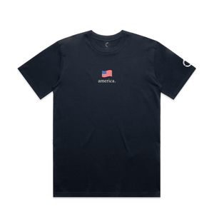 AMERICA EMBROIDERED MEN’S TEE - Official TPUSA Merch