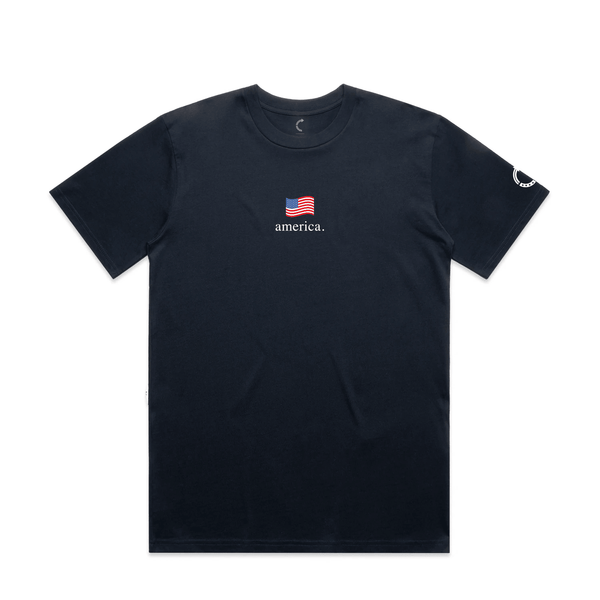 AMERICA EMBROIDERED MEN’S TEE - Official TPUSA Merch