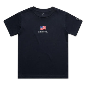 AMERICA EMBROIDERED YOUTH T - SHIRT - Official TPUSA Merch