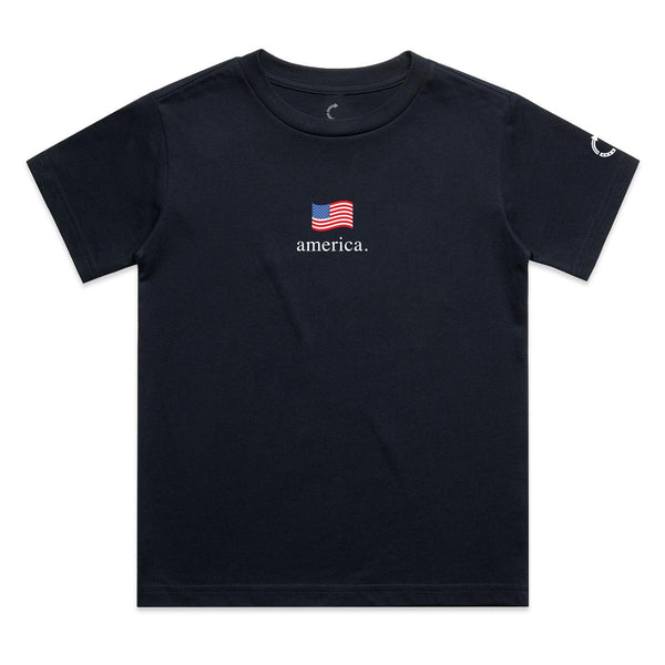 AMERICA EMBROIDERED YOUTH T - SHIRT - Official TPUSA Merch