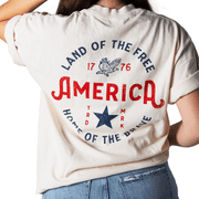 America, Land Of The Free T-Shirt - Official TPUSA Merch