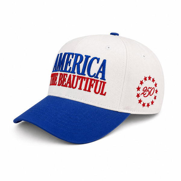 AMERICA THE BEAUTIFUL TRUCKER HAT | NAT/BLUE/RED - Official TPUSA Merch