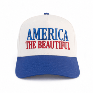 AMERICA THE BEAUTIFUL TRUCKER HAT | NAT/BLUE/RED - Official TPUSA Merch