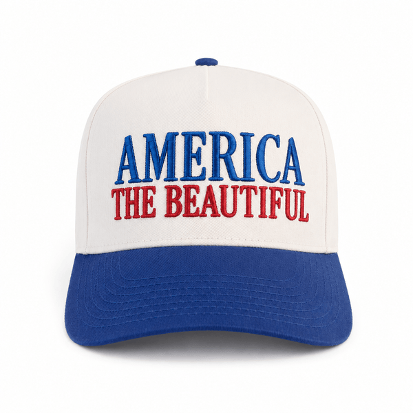 AMERICA THE BEAUTIFUL TRUCKER HAT | NAT/BLUE/RED - Official TPUSA Merch