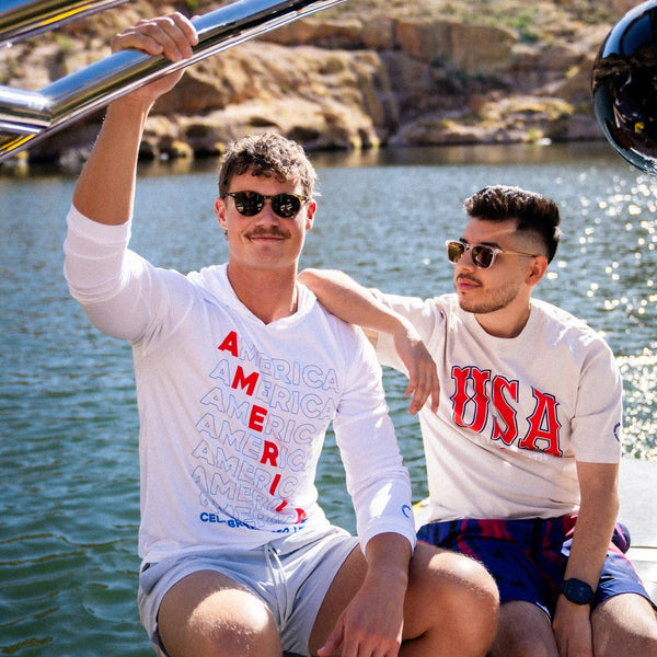 America UPF 50 Performance Hooded Sun Shirt - Official TPUSA Merch
