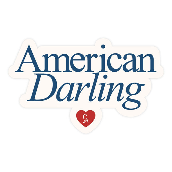 AMERICAN DARLING STICKER - Official TPUSA Merch