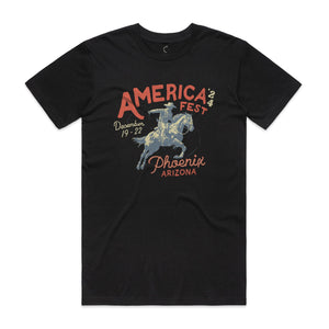 AMFEST '24 COWBOY T SHIRT - Official TPUSA Merch