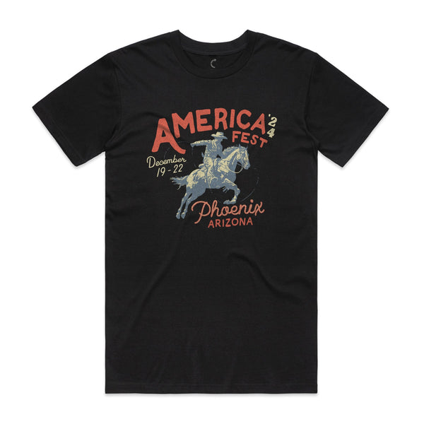 AMFEST '24 COWBOY T SHIRT - Official TPUSA Merch