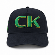 CK GREEN PUFF EMBROIDERY HAT | Black/Grn/Ylw - Official TPUSA Merch
