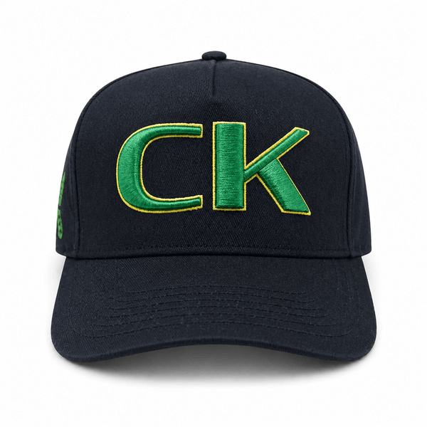 CK GREEN PUFF EMBROIDERY HAT | Black/Grn/Ylw - Official TPUSA Merch