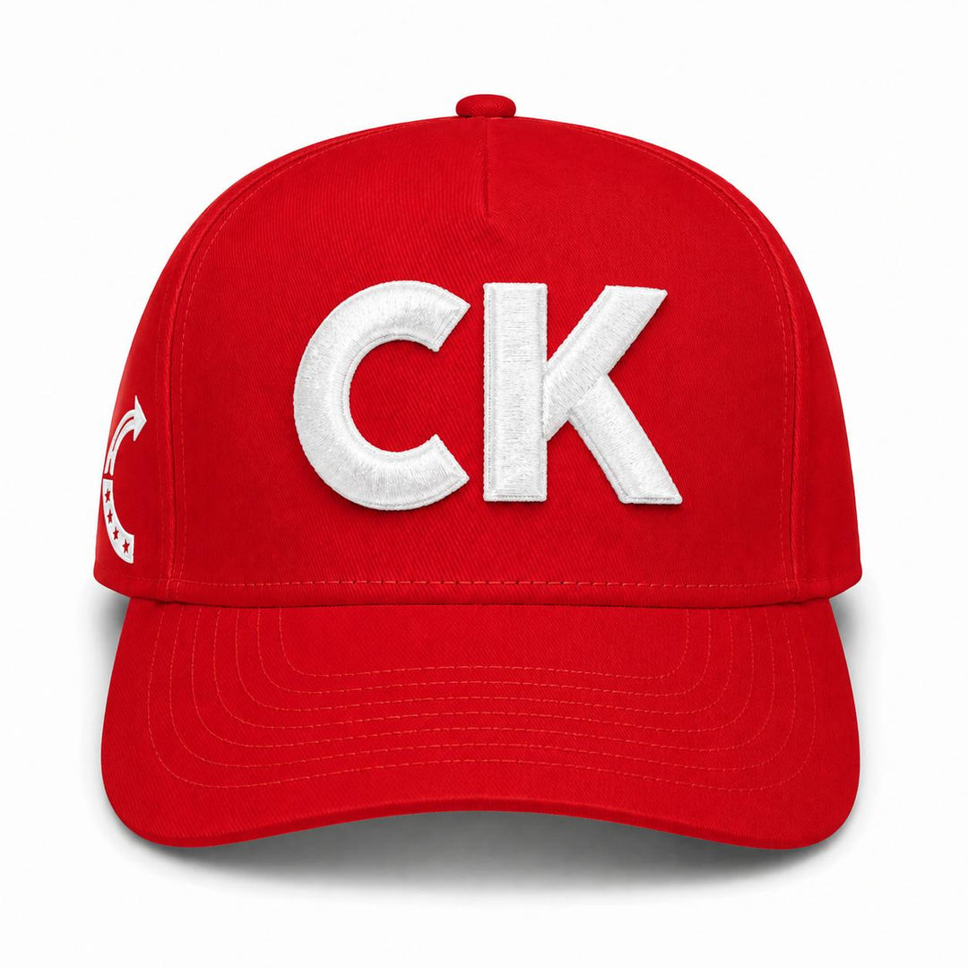 CK RED WALL TRUCKER HAT | Red/White - Official TPUSA Merch