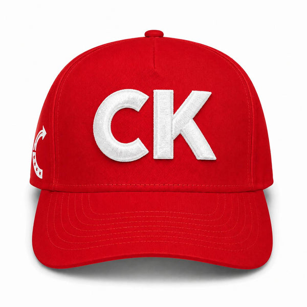 CK RED WALL TRUCKER HAT | Red/White - Official TPUSA Merch