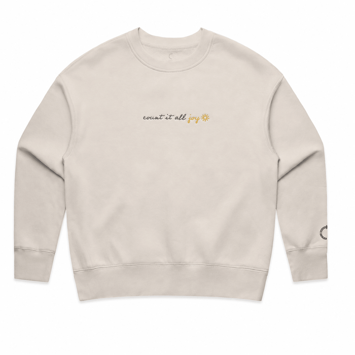 COUNT IT ALL JOY CREWNECK