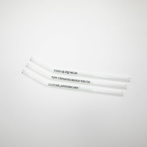 Culture Apothecary Glass Straws - Official TPUSA Merch