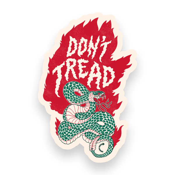 DON’T TREAD STICKER