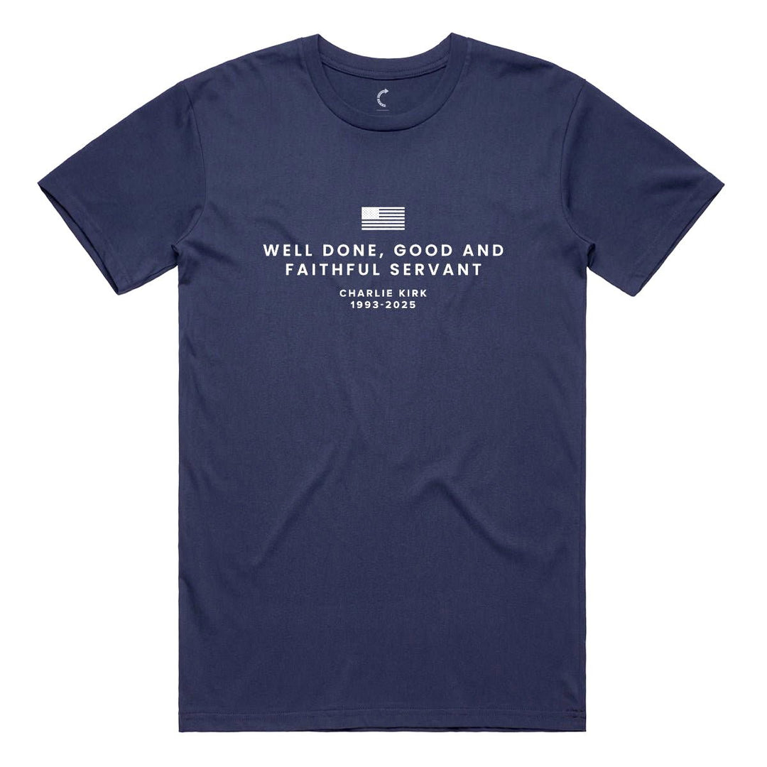 FAITHFUL SERVANT MEMORIAL TEE - Official TPUSA Merch