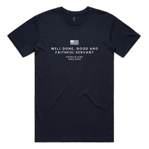 FAITHFUL SERVANT MEMORIAL TEE - Official TPUSA Merch