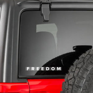 FREEDOM CLEAR STICKER - Official TPUSA Merch