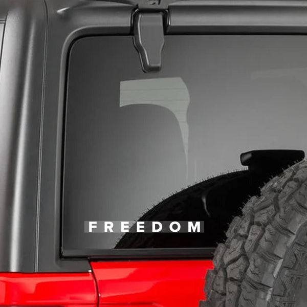 FREEDOM CLEAR STICKER - Official TPUSA Merch