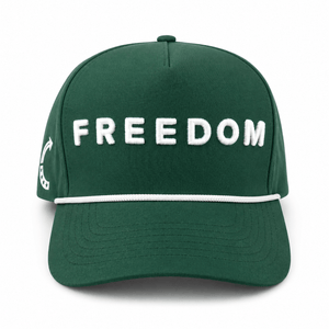 FREEDOM GOLF HAT | Green/Wht - Official TPUSA Merch