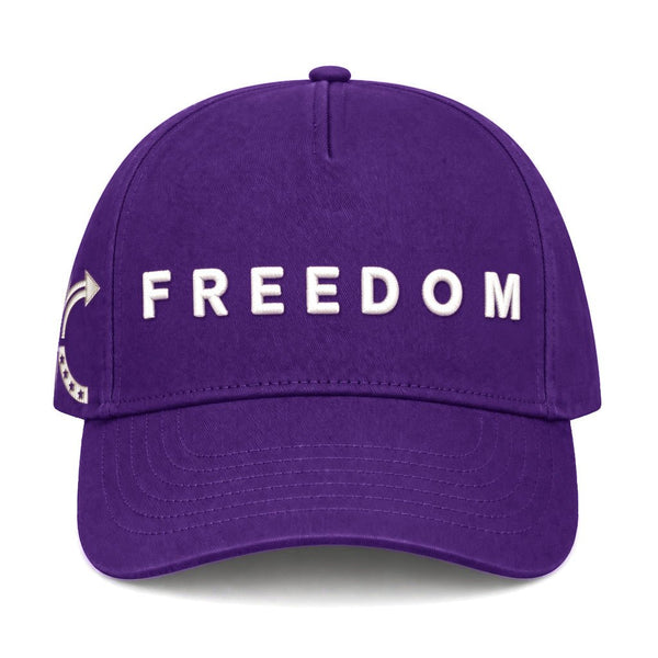 FREEDOM Trucker Hat Purple/White