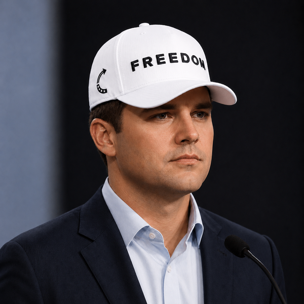 FREEDOM TRUCKER HAT | White/Blk
