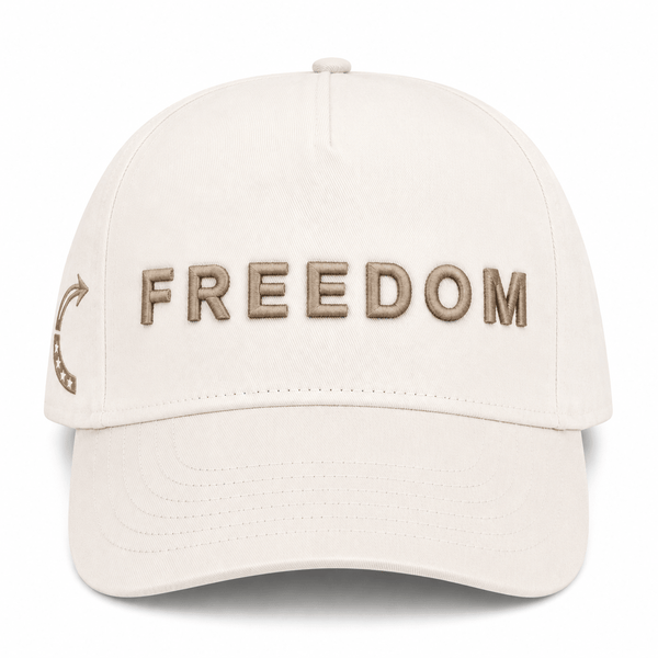 FREEDOM TRUCKER HAT | Beige/Tan - Official TPUSA Merch