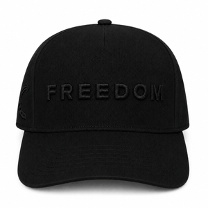 FREEDOM TRUCKER HAT | Black/Blk - Official TPUSA Merch