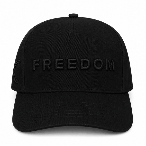 FREEDOM TRUCKER HAT | Black/Blk - Official TPUSA Merch