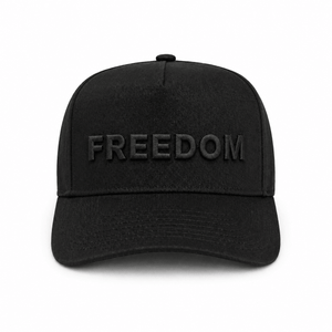 FREEDOM TRUCKER HAT | Black/Blk - Official TPUSA Merch